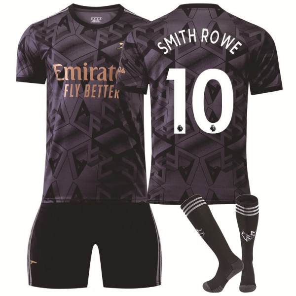 2022-2023 Arsenal Away Kids Fotbollssats med strumpor nr 10 SMITH ROWE S