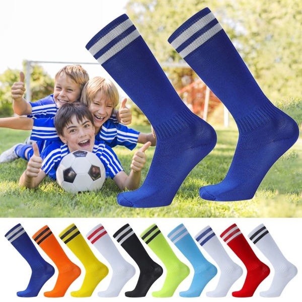 Barn Vuxna Fotbollsstrumpor Knähöga strumpor Sport Fotbollsstrumpor white black EU 30-37