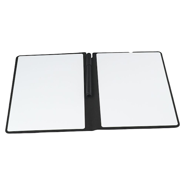 A5 återanvändbar whiteboard- set med whiteboard-penna-raderingsduk Grey
