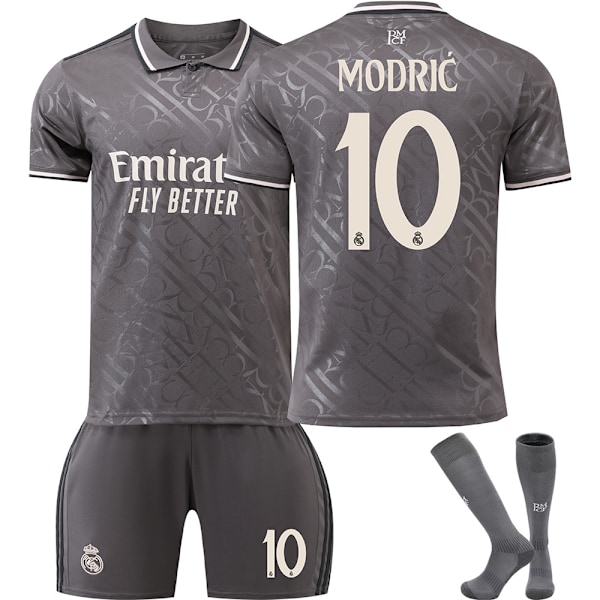2024-2025 Real Madrid Aawy Barn Fotbollströja Jersey Nr.10 MODRIC 26