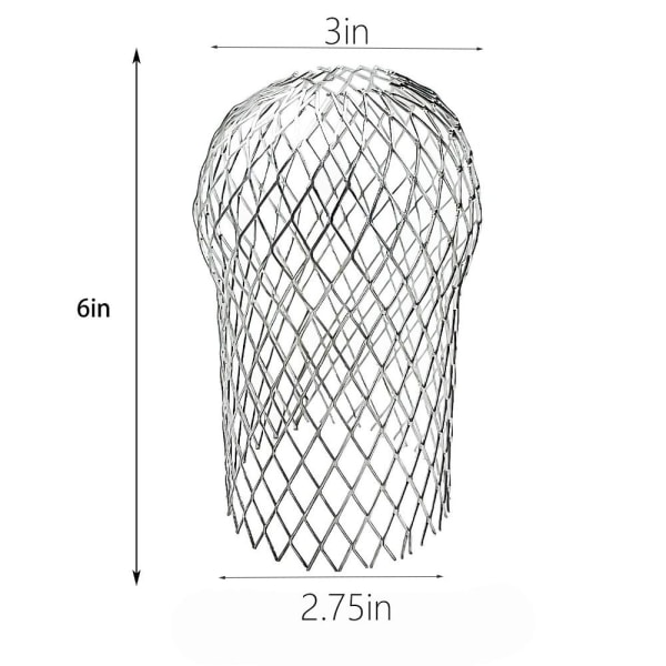 4PACK Rännskydd Cover Tak Rännskydd Filter Down Pipe Bladskydd Mesh