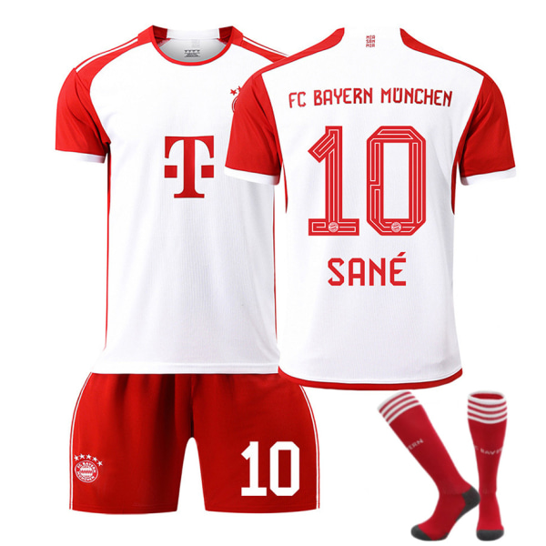 23-24 Bayern Munich fotbollströja för barn nr 10 SANE 22