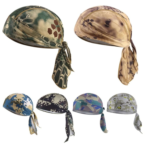 Quick Dry Camo Cap Head Scarf Printing Cap 5