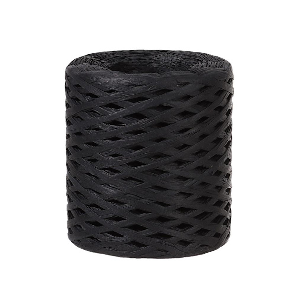 2 rullar 200M Handstickad Lafite Raffia Halm Miljövänligt Papper Garn Bakning Förpackning Bälte Rep Khaki Length 200m/roll