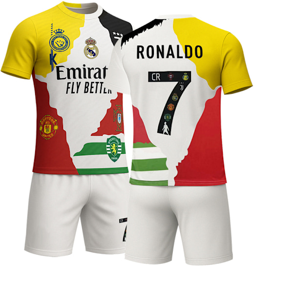 2025-2026 CR7 NO.7 RONALDO Legend Tröjor Barn Vuxen Fotbollströja No socks L