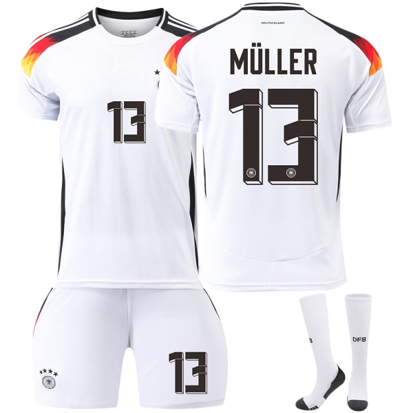 Tyskland EM 2024 Hemmafotbollströja 13 MULLER XL