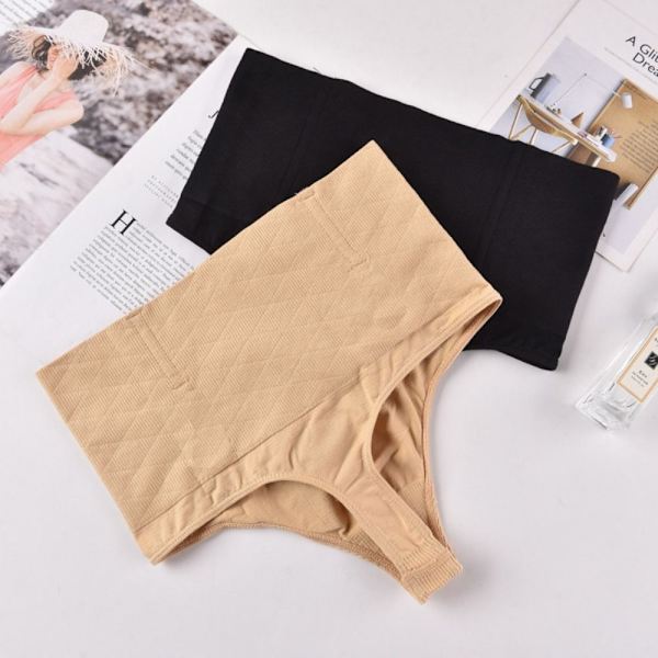 High Waist Shaper Magkontroll Trosor Kvinnor Slimmande Underkläder beige M