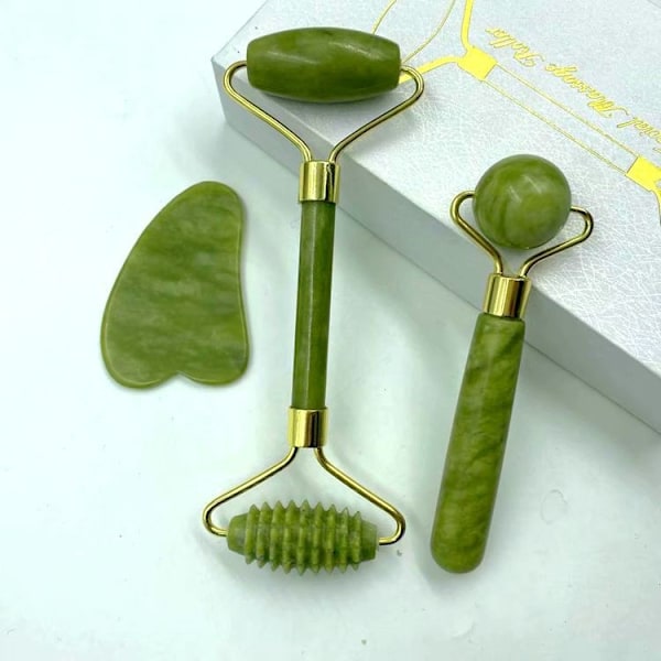 3 STK/ SET Gua Sha Massageverktyg Lymfdränagemassager