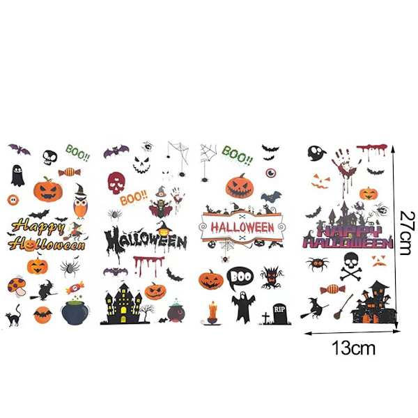 100 ST Halloween godispåsar pumpa Halloween presentpåsar