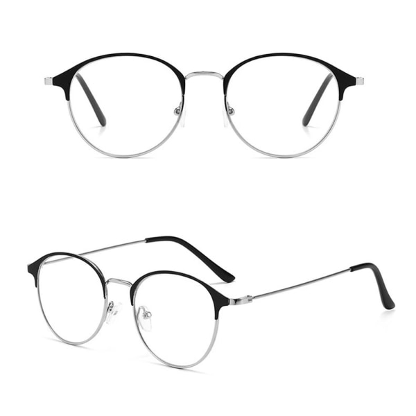 Ultralätt Myopia Glasögon Metal Round Frame Glasögon gold 0