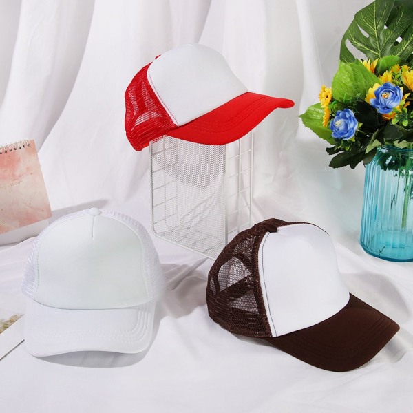 Justerbar unisex cap Cap Mesh Back Summer Hat blue