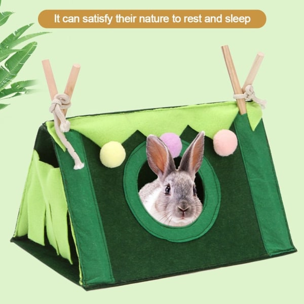 Small Pet Nest Filt Tält Kanin amster House Små djursäng pink