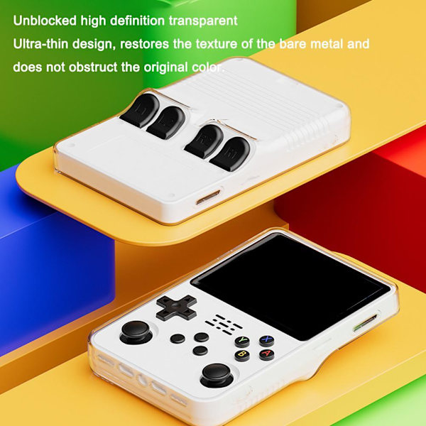Handhållet skyddsfodral Transparent skyddsfodral för handhållen spelkonsol