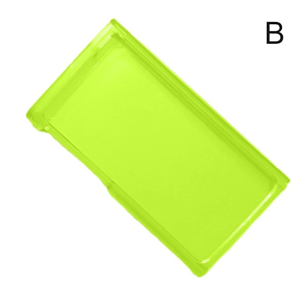 Genomskinlig blank TPU-geléfodral för Apple iPod Nano 7:e generation Translucent green one-size