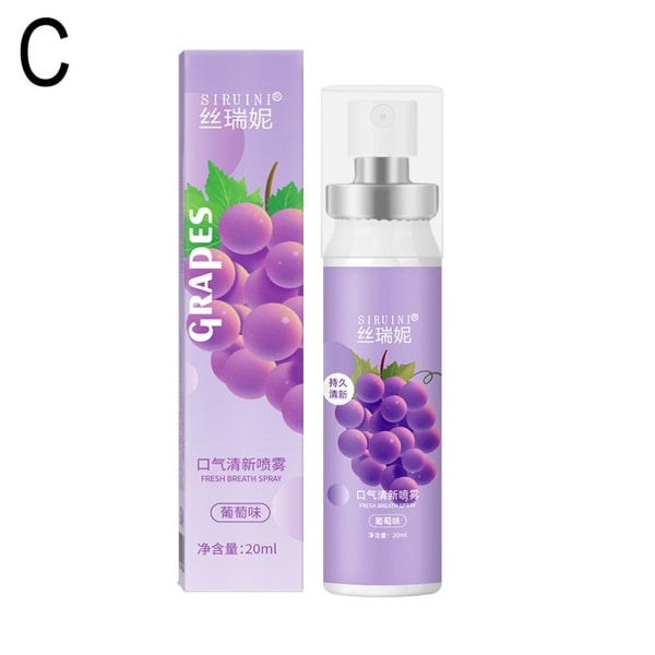 Munspray Deodoranter Fresh Breath Druva Persika Smak Mun Fre purple 20ml