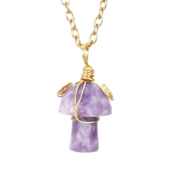 Svamphänge Naturkristall Ädelsten Ametist Rose Quartz D Amethyst One size