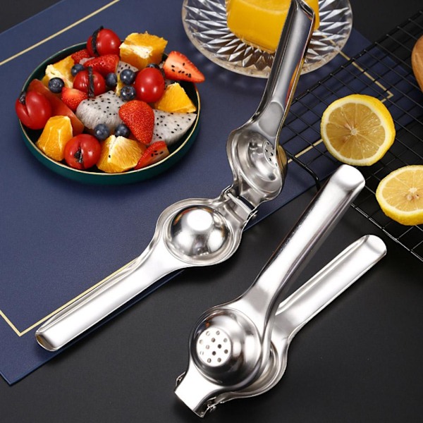 Rostfritt stål citron lime press juicepress hem kök manuell P with handle one-size