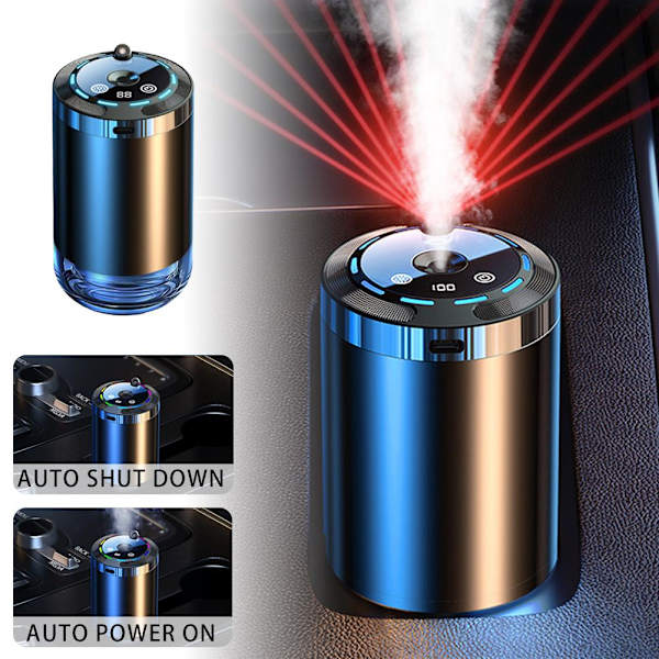 Bildiffusor Luftfräschare Smart Bil Doft Luftfräschare Wit Cologne aromatherapy liquid onesize