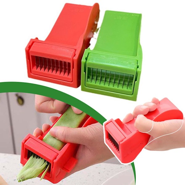 Yiokii Bönstrimlare, Bönstrimlare och Snittare, Rostfritt S  Green 1pcs