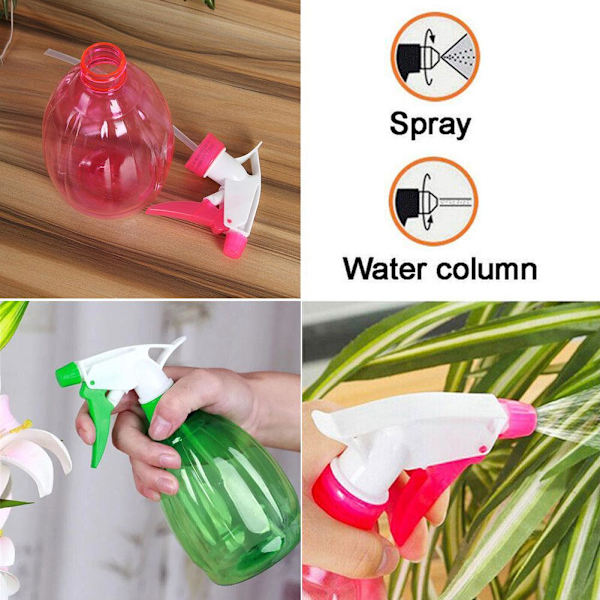 500ML Frisör Sprayflaska Salong Barberare Trädgårdsväxter Hår Vatten Mist BÄST yellow one-size