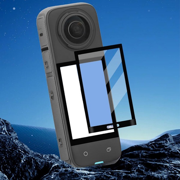 För Insta360 X5/4 Böjd Härdat Skyddsfilm HD Skärmskydd