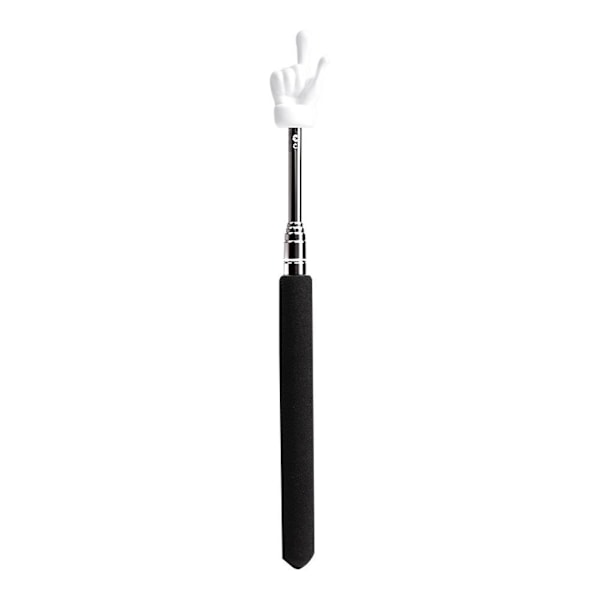 Teleskopisk lärarpekare, Mini Handpekare Finger Stick Pekare black one-size