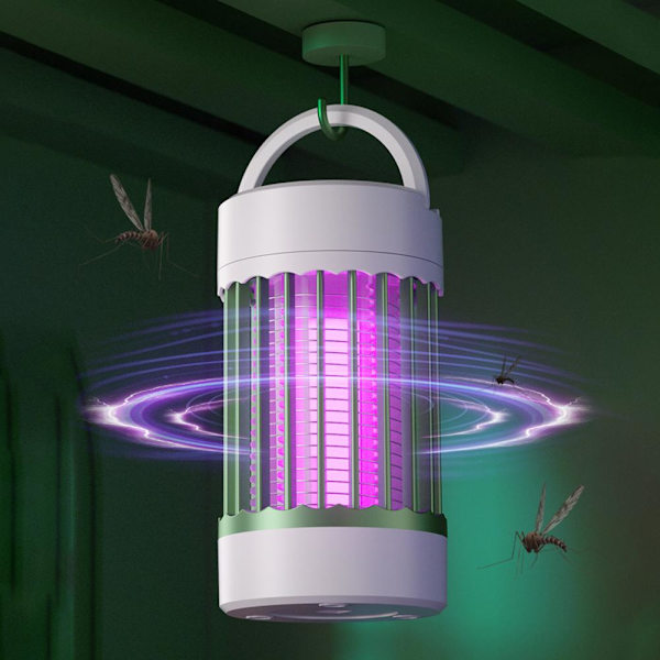 Elektrisk myggdödarlampa UV-ljus insektsdödare fälla USB uppladdningsbar sommar % direct - plug type 1pcs