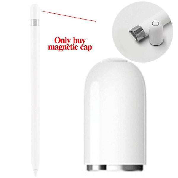 Magnetiskt skyddande pennfodral för iPad whiteB Adapter