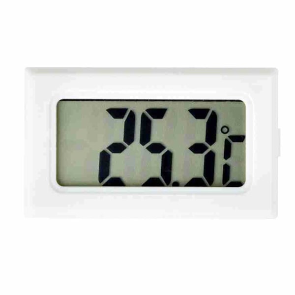 Mini svart/vit inbyggd LED digital termometer temperatur Te black One-size