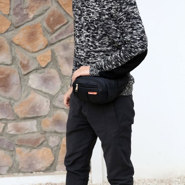 Ny trend i koreansk version, sportväska för män, vattentät One S Black One size