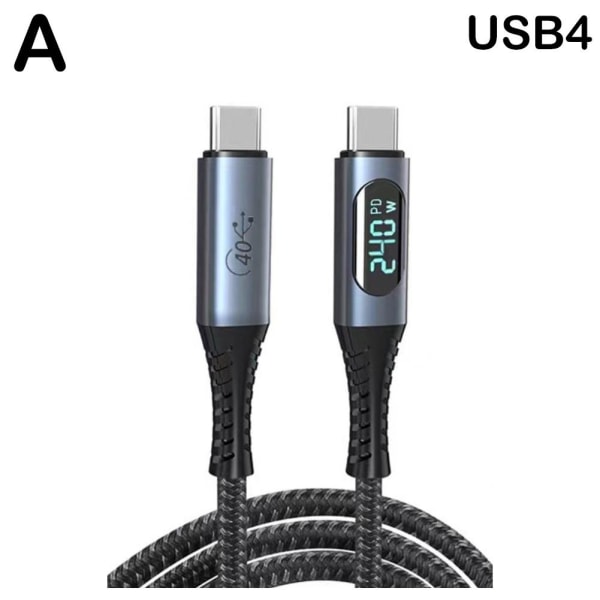 240W kabel med Thunderbolt 3 PD 40Gbps 8K 4K USB-C Video Displa usb4 1m