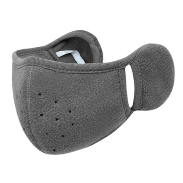 Ansiktsskydd med öronvärmare Vindtät Bandana Öronmuffar Varm Mask Vinter A7G3 dark Gray One size