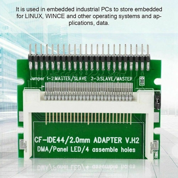 44-Pin CF-kort till 2,5\" IDE PC Hårddisk Konverter Adapter X4C4