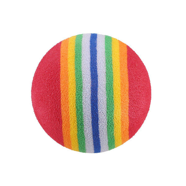 1-50X kvalitetsskumsvamp Träningsgolfbollar Elastisk mjuk Indoo rainbow4 one-size 50pcs