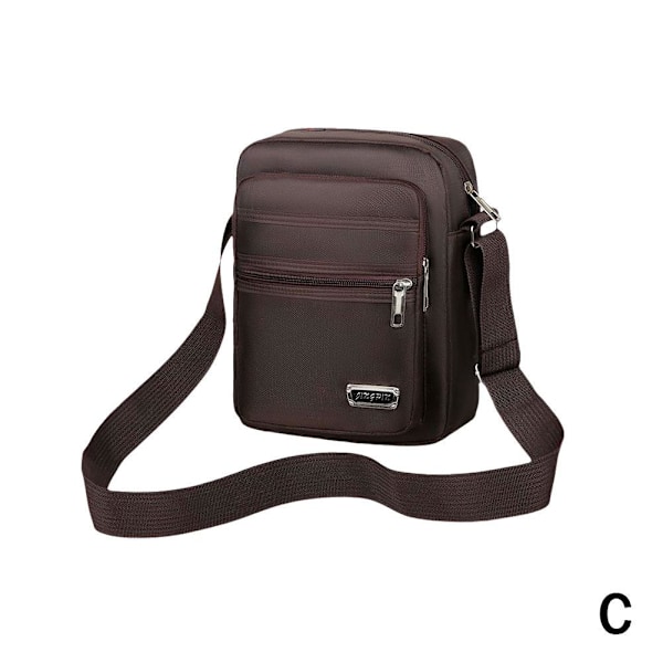Axelremsväska messenger väska nylontyg α▲ δс ✨ш у✨ brown onesize