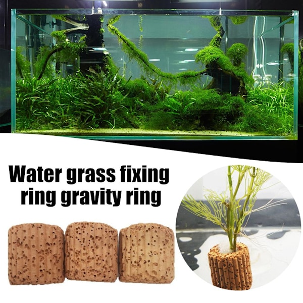 Växter för akvarium Vikter Växtfixeringsring Akvarium GXM 10 1set