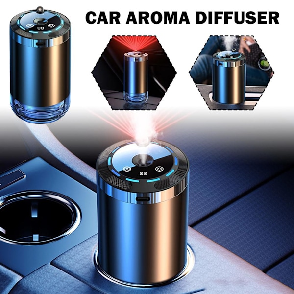Bildiffusor Luftfräschare Smart Bil Doft Luftfräschare Wit Cologne aromatherapy liquid onesize