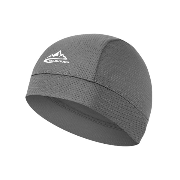 Ridning Snabbtorkande Melon Skin Cap Män Och Kvinnor Is Silke Cap Ru light gray One-size