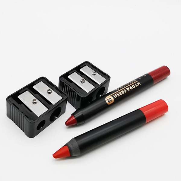 Dubbelhåls Eyeliner Och Läppenna Vässare U4g2