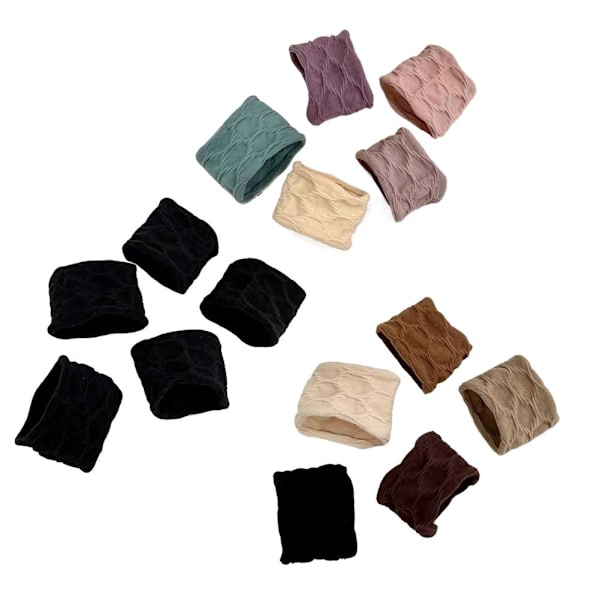 Breddad och förtjockad hårrep Högt utseende Ansiktsrepsring Kvinnors höga hårband Elastisk E5o4 colourful One size