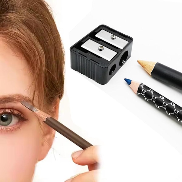 Dubbelhåls Eyeliner Och Läppenna Vässare U4g2