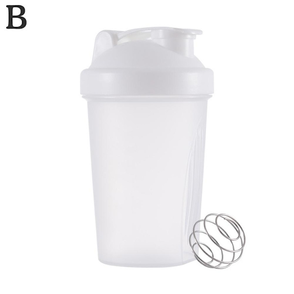 Sports Portable Praktisk Rörkopp Shaker Cup Sportvatten purple 400ml