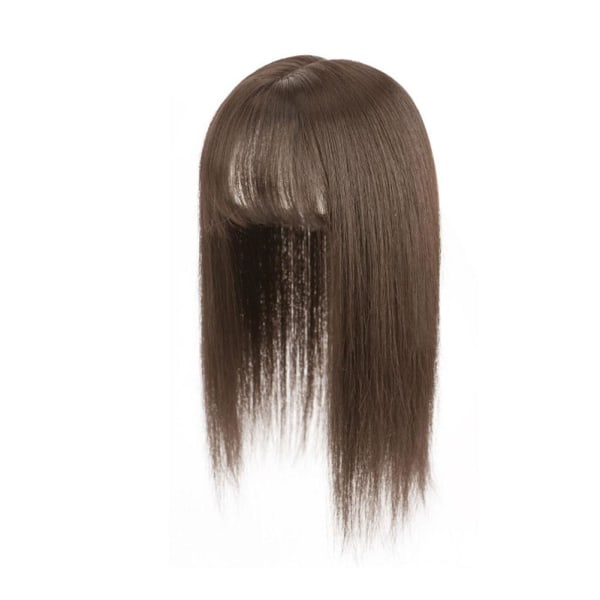 Peruk Piece's Head Återutgiven Air Bangs Sparsely Covered and Ultra-t Dark brown 25cm