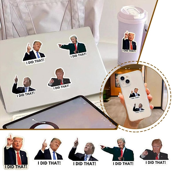 50 - 100 st dekaler, Jag gjorde det, Bensinpumpdekaler enkelsidig dekal Lot A5 C 100PCS