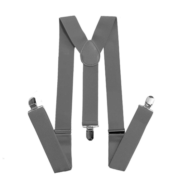 HERR BRED HEAVY DUTY X SHAPE HÄLSNOR ELASTISKA HJÄLSBANDAR BYXA C white one size