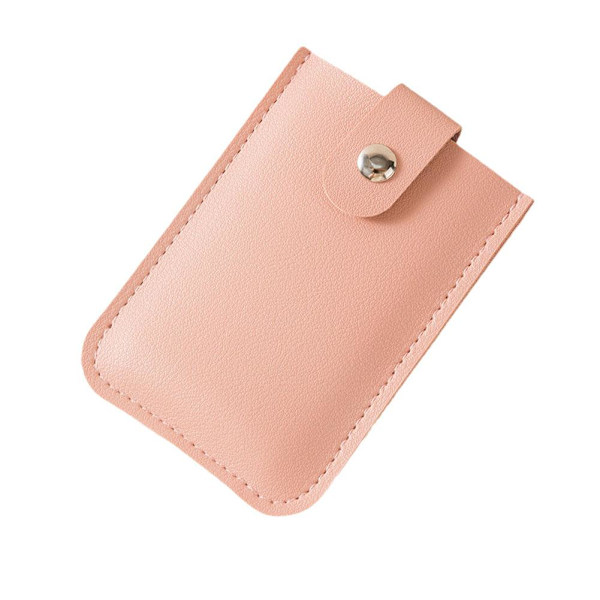1x Multi-kortplatser Liten Damgåva PU Läder Kreditkorthållare NUK- pink one-size