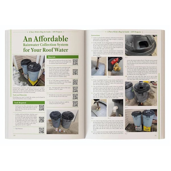 En Navy SeaI's Bug-In Guide & The Amish Ways & No Grid Survival Projects A5-storlek A5A One size