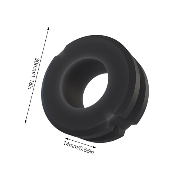 NY Käkträningsenhet Hals Ansiktsformning Käkövning T7 Hot D9C6 Fitness M1I7 Black 1pc