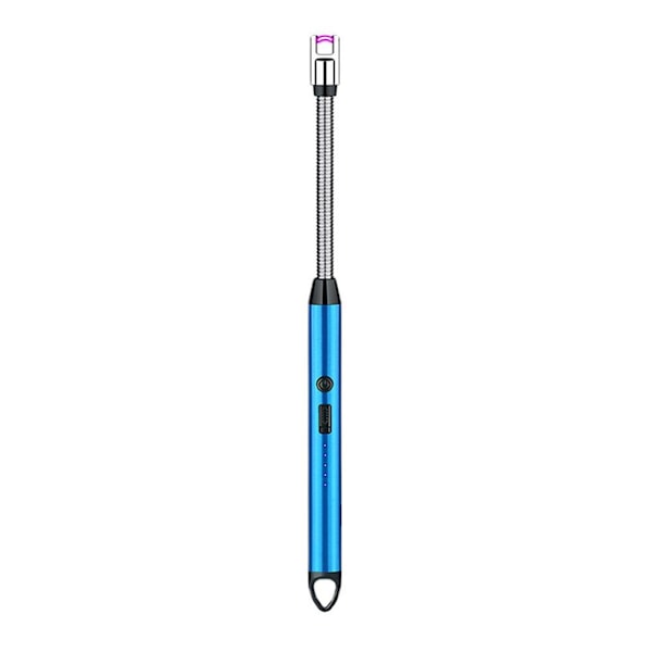 360° LED Elektrisk Bågegrill Tändare USB Vindtät Flammlös Plasma black One-size