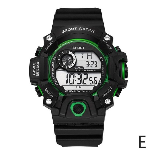 Fashionabla och minimalistiska elektroniska watch för vuxna män Green One size